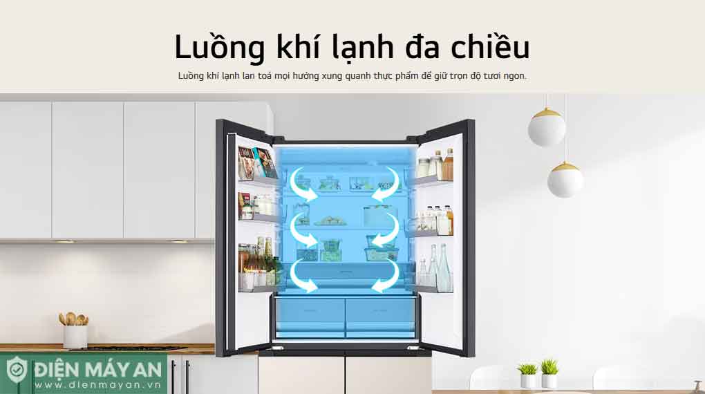 Tủ Lạnh LG Inverter 510 Lít Multi Door F51EG